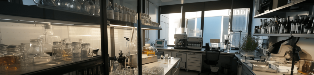 a modern drug manufacturing plant